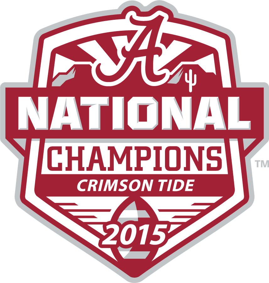 Alabama Crimson Tide 2015 Champion Logo DIY iron on transfer (heat transfer)